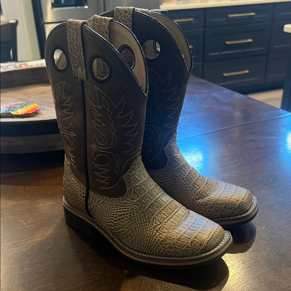 Brown Cowgirl or Cowboy Boots worn tie like new